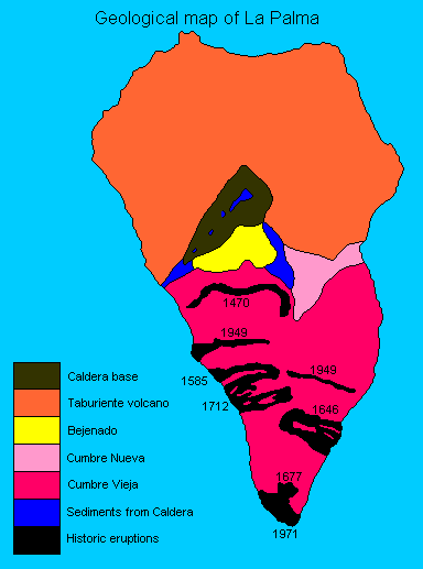 La Palma Geological Map